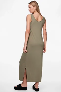 Vestido midi tirantes