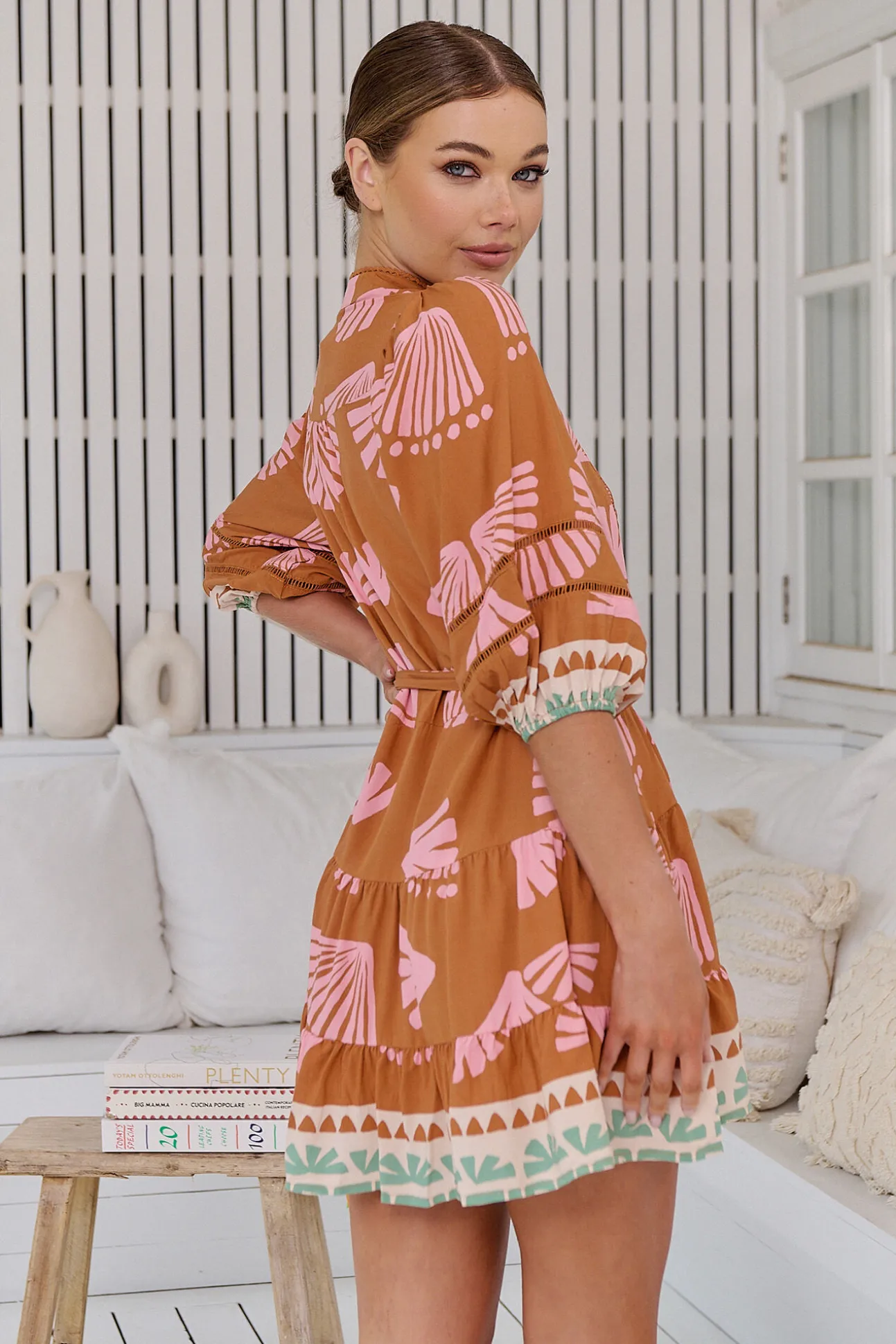 Vestido mini estampado Jayde