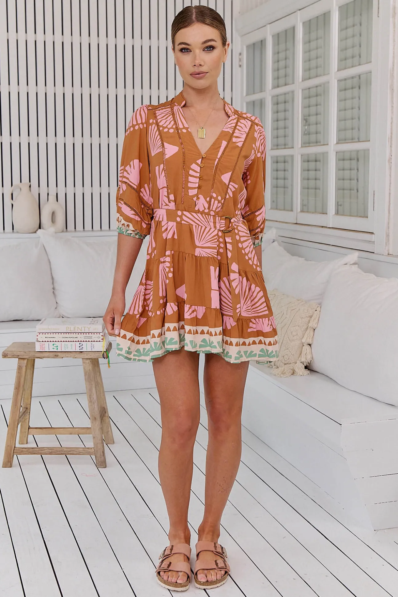 Vestido mini estampado Jayde
