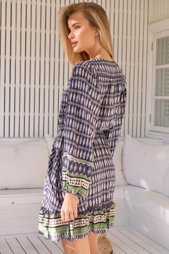 Vestido mini Lizzi estampado