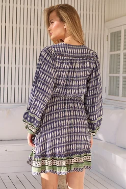 Vestido mini Lizzi estampado