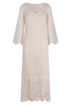 Vestido punto calado