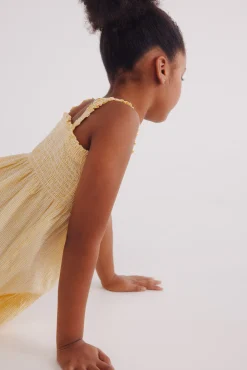 Vestido textura niña