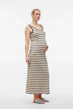 Vestido tirantes algodón maternity