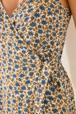 Vestido tirantes estampado sello