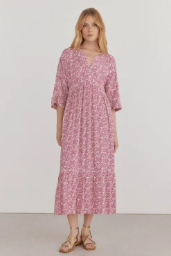 Vestido tunica estampado
