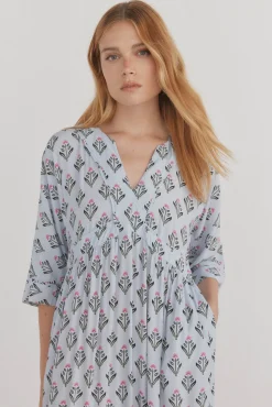 Vestido tunica estampado
