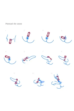 Vibrador multiposición para parejas Bongo