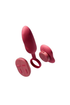 Vibrador para parejas con control remoto Mobi