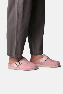 Zapatilla Tipo Zueco Para Mujer En Fieltro