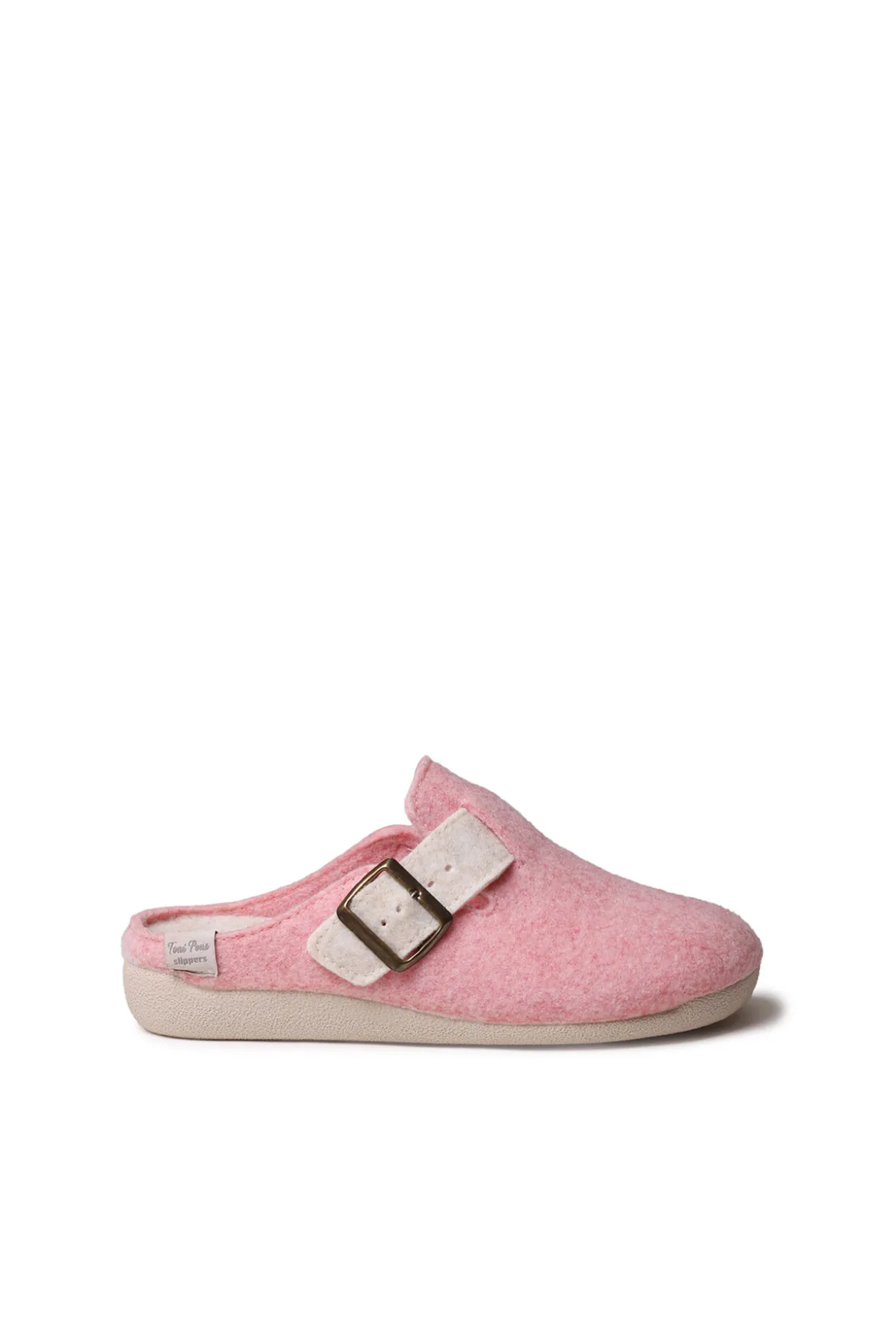 Zapatilla Tipo Zueco Para Mujer En Fieltro