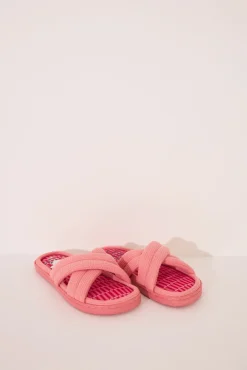 Zapatillas casa acolchadas Snoopy rosa