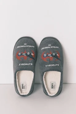 Zapatillas casa Batman gris