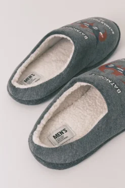 Zapatillas casa Batman gris