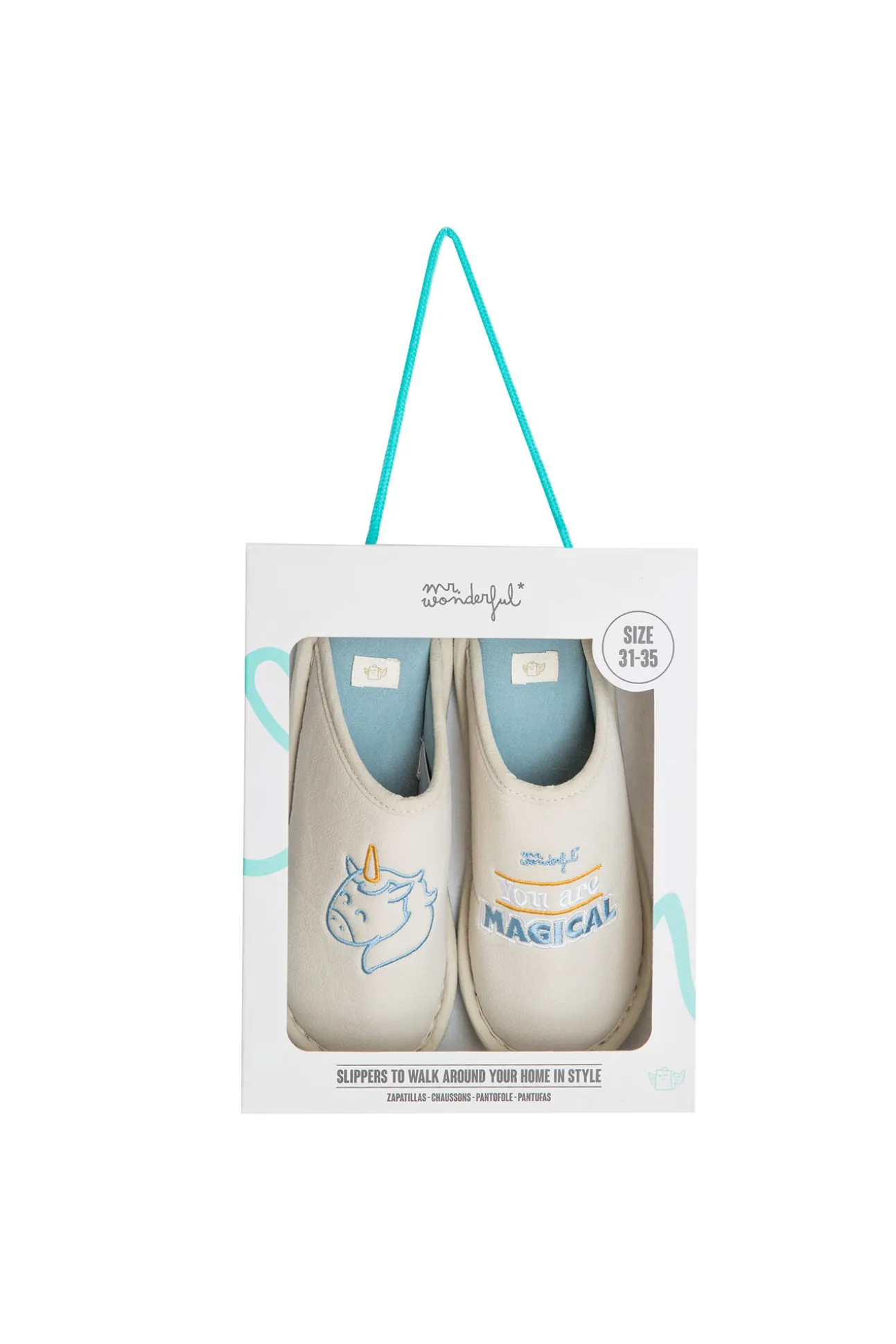 Zapatillas casa Unicorn You are magical