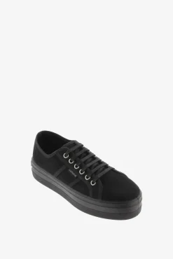 Zapatillas de antelina reciclada con plataforma