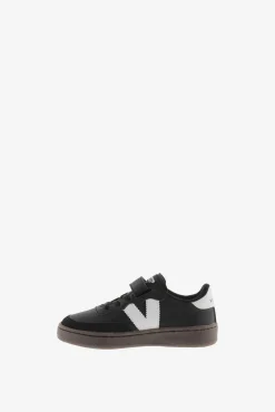 Zapatillas de efecto piel Victoria Oslo con piezas en contraste y cordón elástico