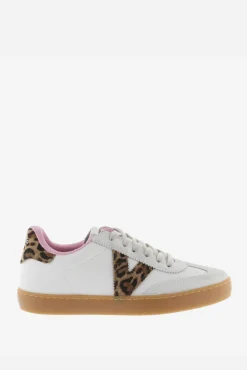 Zapatillas de efecto piel Victoria Berlín Ciclista con piezas de serraje e interior en contraste