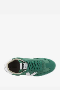 Zapatillas de nylon Victoria Berlín Ciclista con piezas en contraste y de serraje al tono