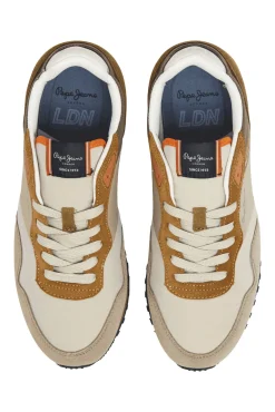 Zapatillas Running Con Detalles En Ante