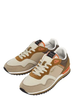 Zapatillas Running Con Detalles En Ante