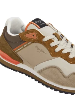 Zapatillas Running Con Detalles En Ante