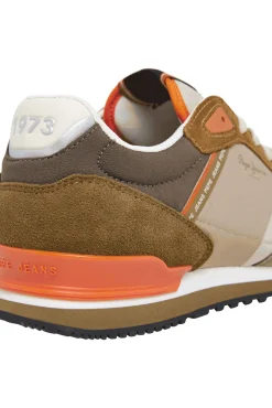 Zapatillas Running Con Detalles En Ante