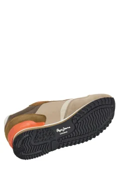 Zapatillas Running Con Detalles En Ante