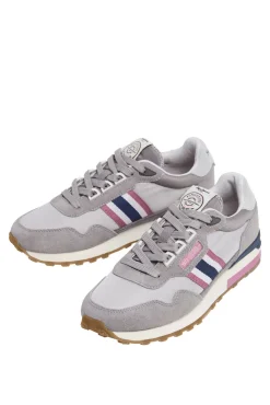 Zapatillas Running Con Detalles En Ante