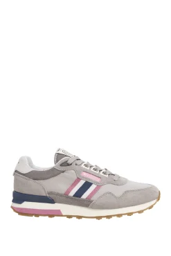 Zapatillas Running Con Detalles En Ante