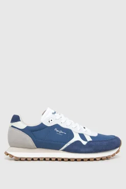 Zapatillas Running Con Detalles En Ante