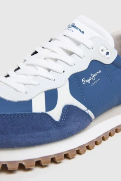 Zapatillas Running Con Detalles En Ante