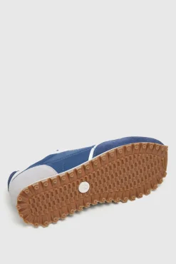 Zapatillas Running Con Detalles En Ante