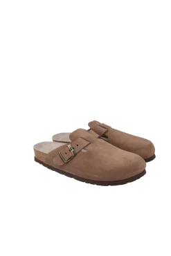 Zueco piel hebilla ajustable